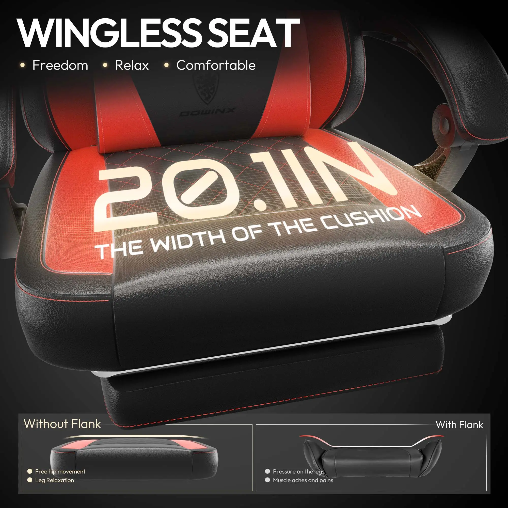 Dowinx Classic Series LS-6650A (Black-Red) - Image 3