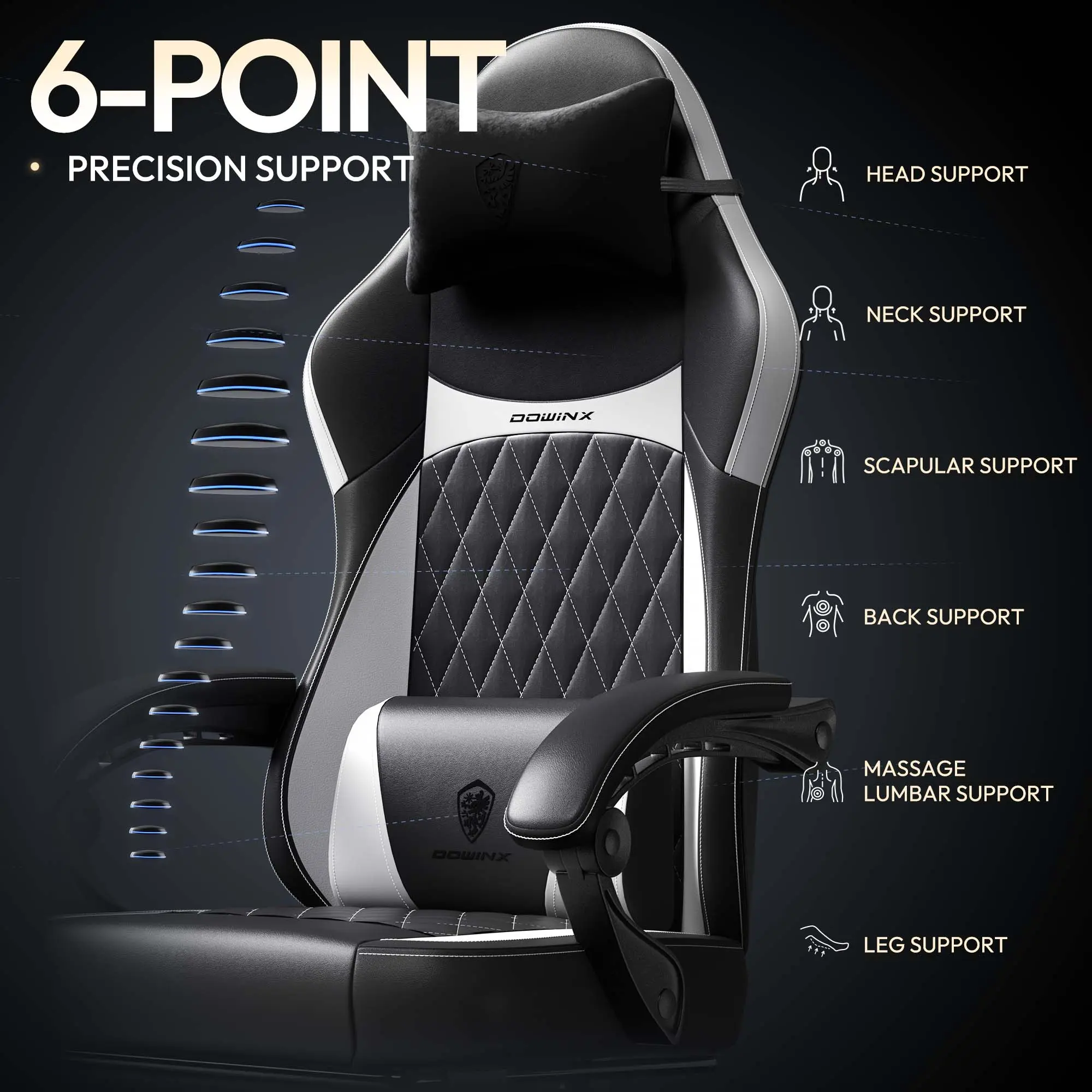 Dowinx Classic Series LS-6650A (Black-White) - Image 4