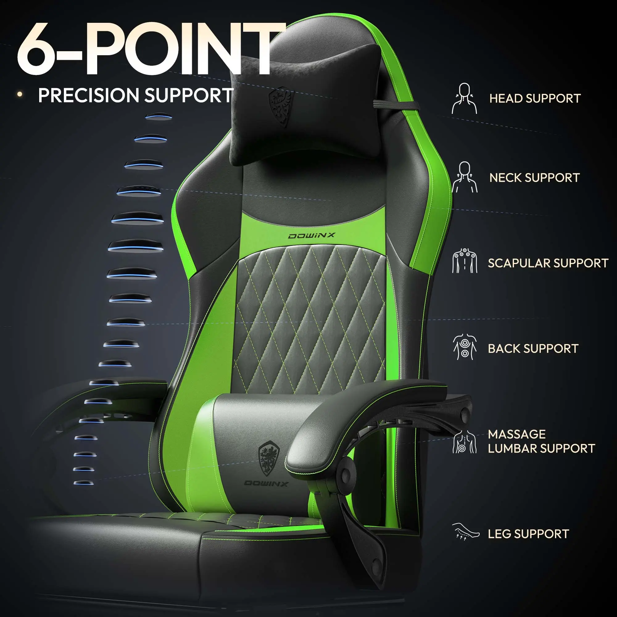 Dowinx Classic Series LS-6650A (Green) - Image 4