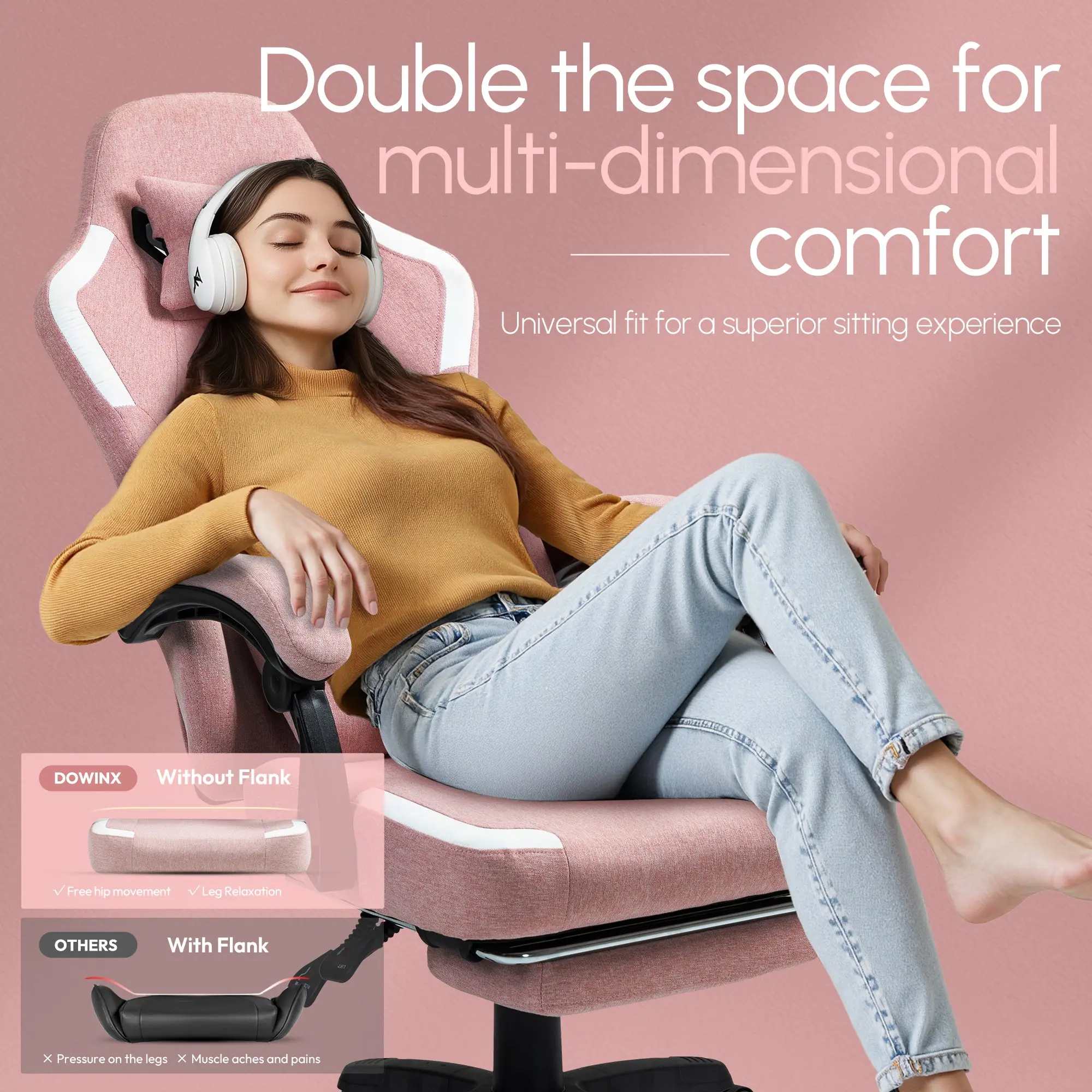 Dowinx Classic Series LS-6657K Pink - Image 3