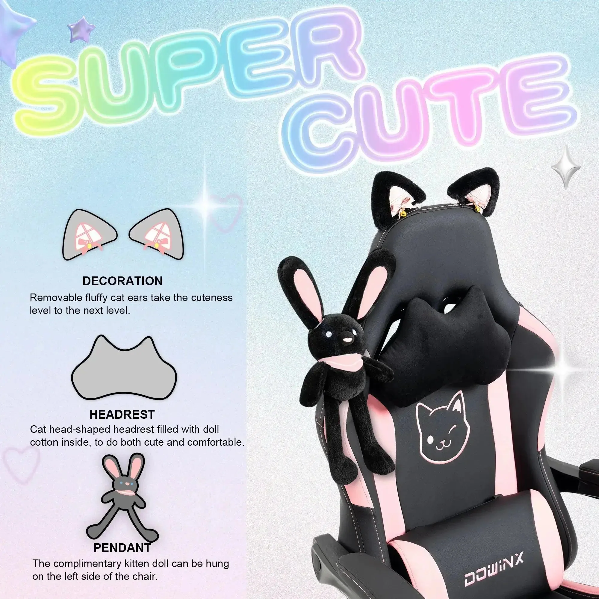 Dowinx Cute Series LS-6655 Black Cat - Image 3