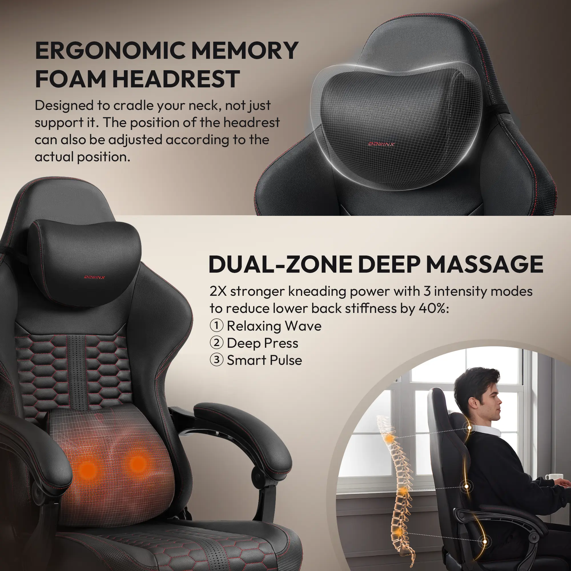 Dowinx Luxury Series LS-66D89D Black - Image 3