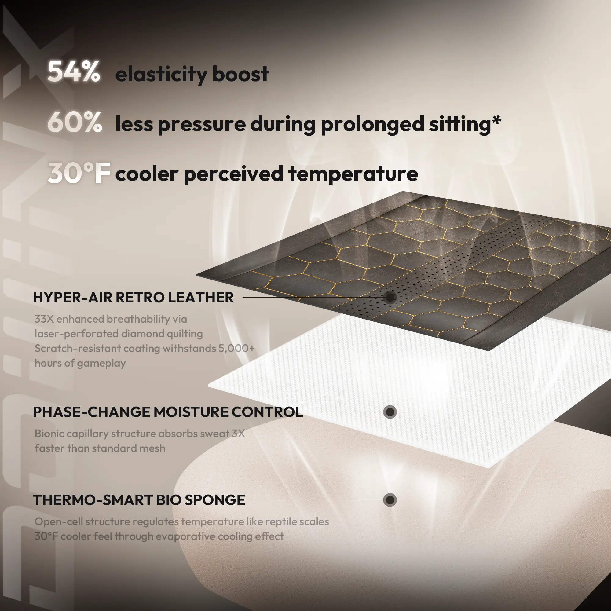 Dowinx Luxury Series LS-66D89D Brown - Image 5