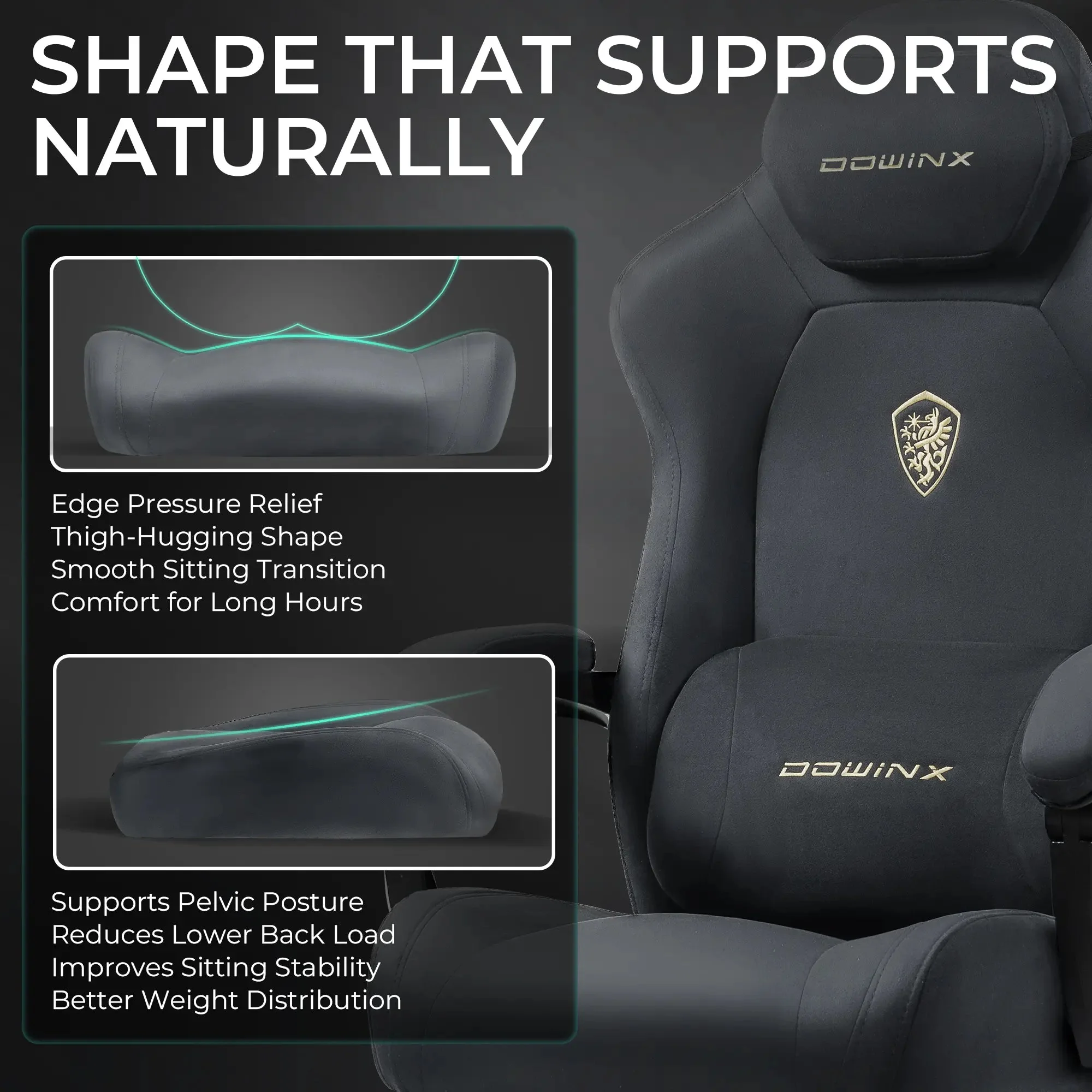 Dowinx Luxury Series Suede LS-66D68E Grey - Image 6