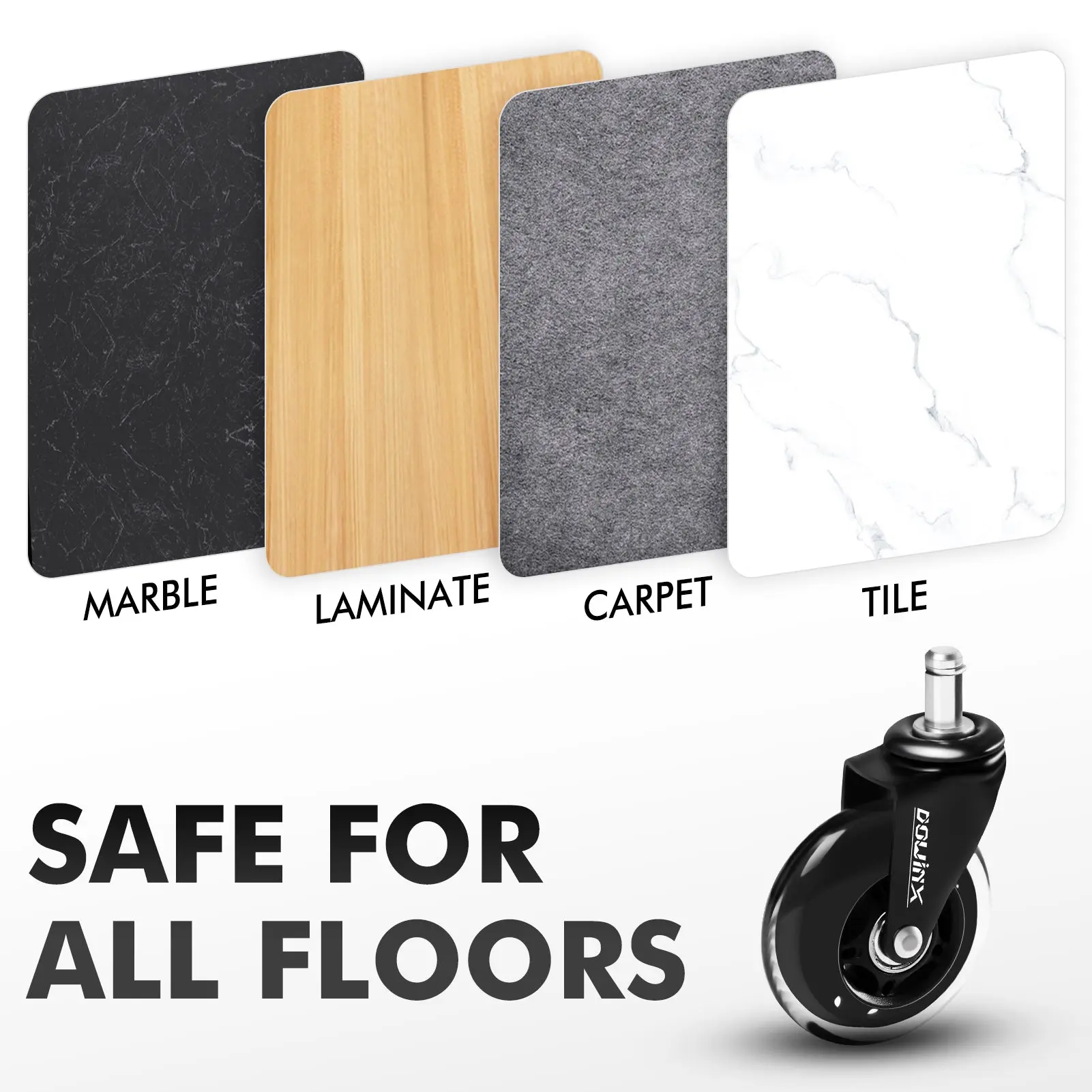 Dowinx Chair Castors (5 wheels) - Image 4