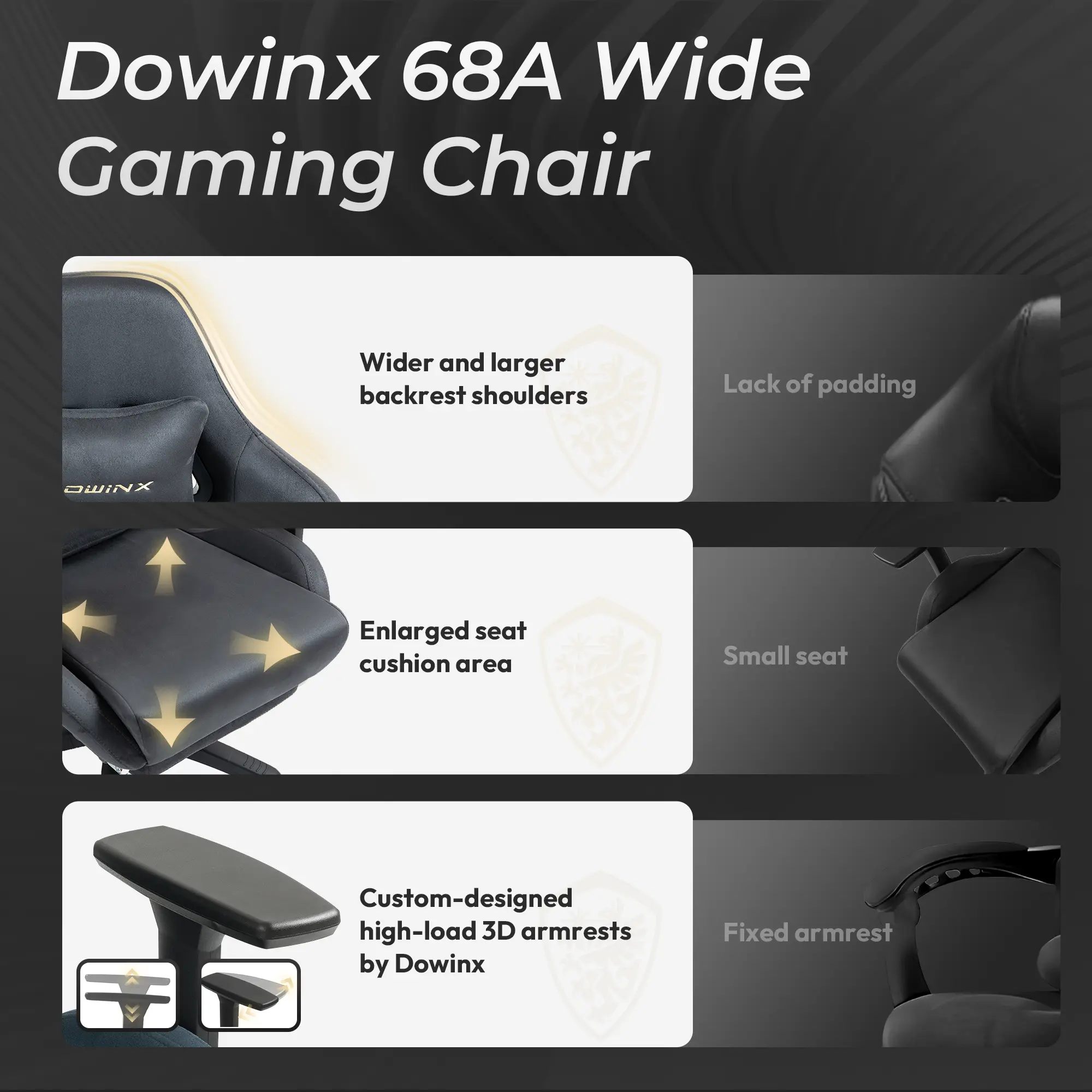 Dowinx Luxury Series Suede LS-66D68A Grey - Image 7